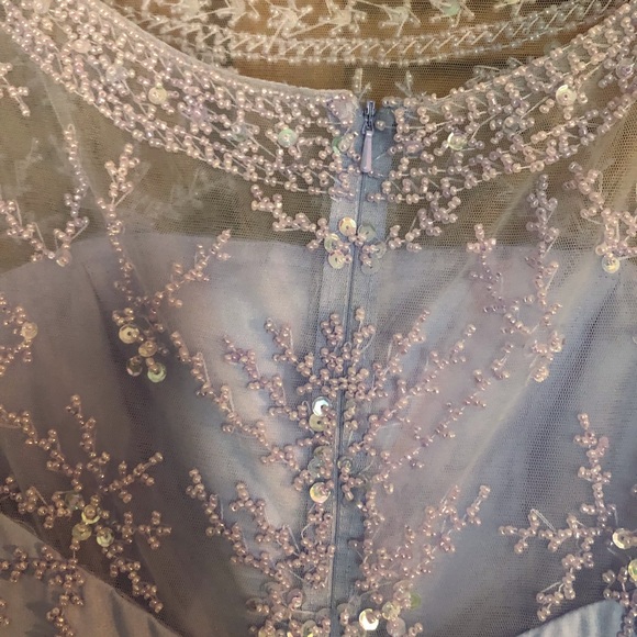 Handmade LAVENDER bridesmaid or MOB gown (Serena London knock-off) - Picture 5 of 6